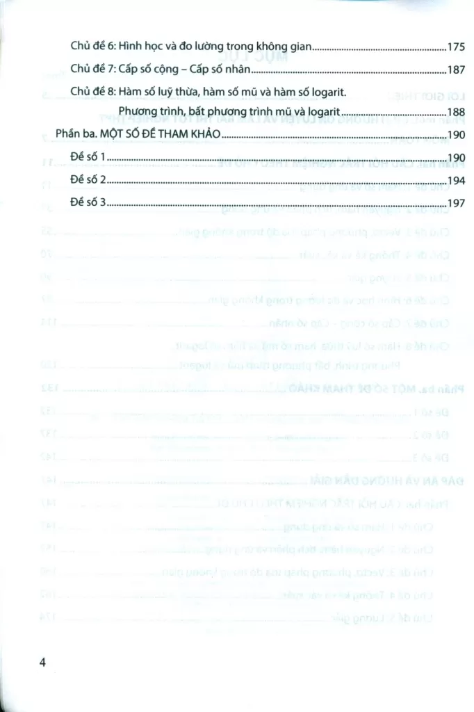 ÔN LUYỆN TRẮC NGHIỆM THI TỐT NGHIỆP THPT MÔN TOÁN (Theo Chương trình giáo dục phổ thông 2018)